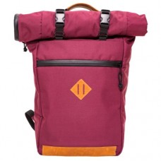 Abscent Scout Roll-Top Backpack - Crimson